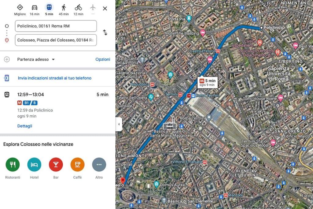 Appartamento Poggioli House Up 4pp Policlinico Roma